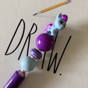 My Little Pony: Zoom Zephyrwing handmade beaded pen